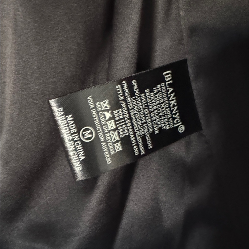 Blank NYC Black Vegan Leather Biker Jacket - Picture 3 of 4
